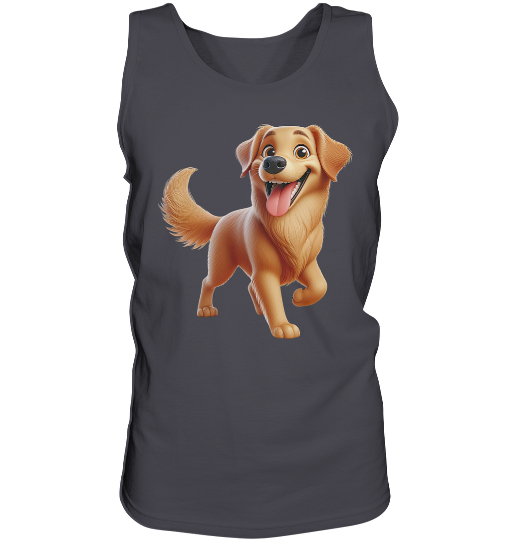Golden Retriever Comic - personalisierbar - Tank-Top
