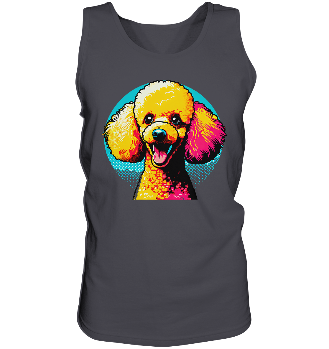 Pudel Pop Art - personalisierbar - Tank-Top