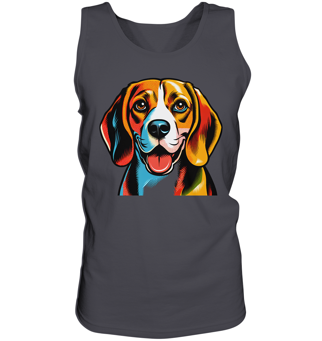 Beagle Pop Art - Personalisierbar - Tank-Top