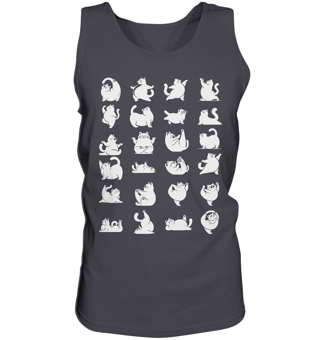 Katzen Yoga / Cat Yoga Fun - personalisierbar - Tank-Top