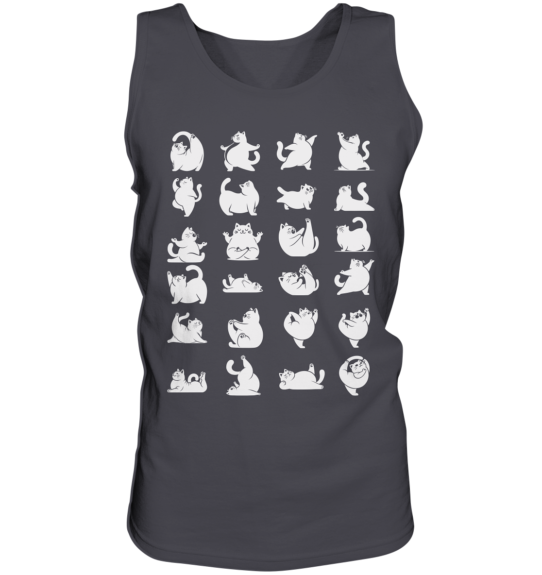 Katzen Yoga / Cat Yoga Fun - personalisierbar - Tank-Top