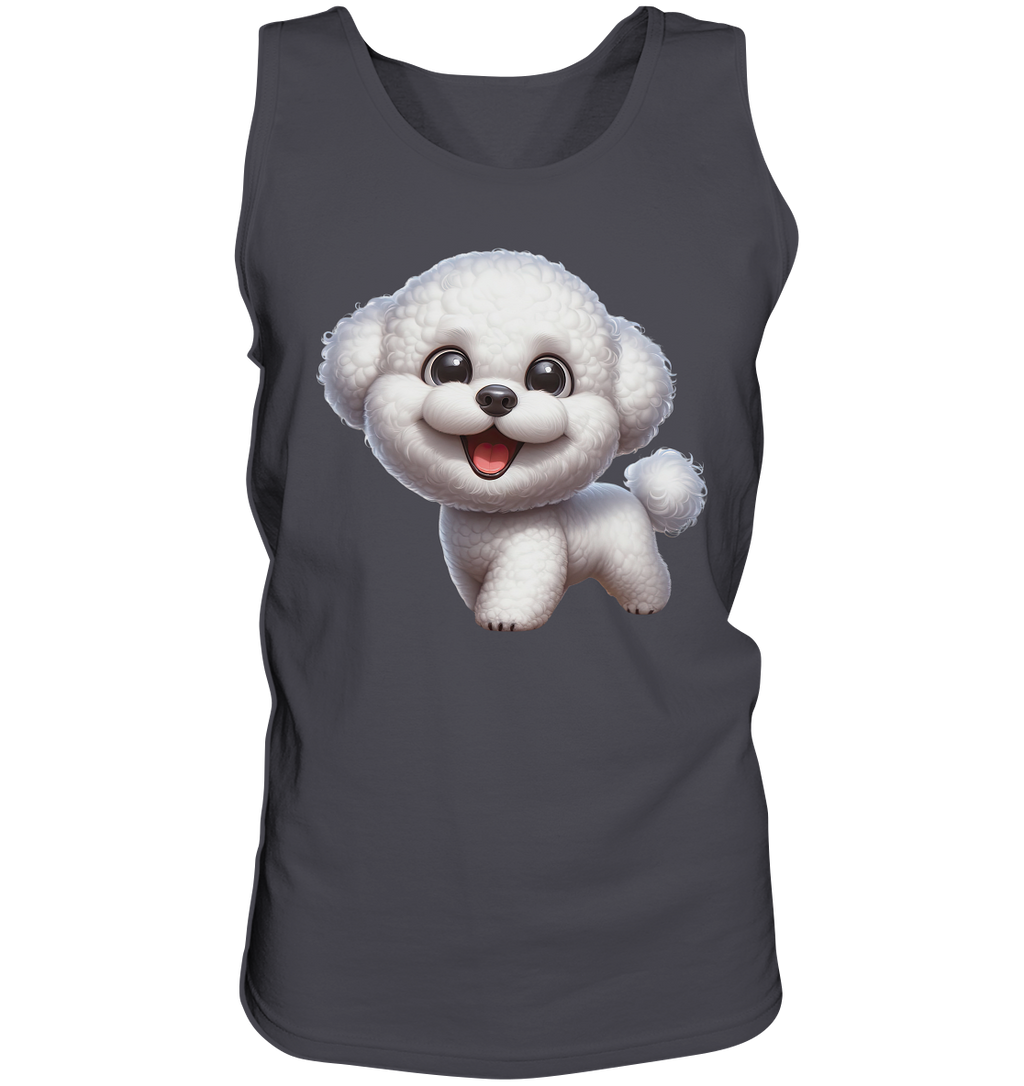 Bichon Frisé Cartoon personalisierbar - Tank-Top