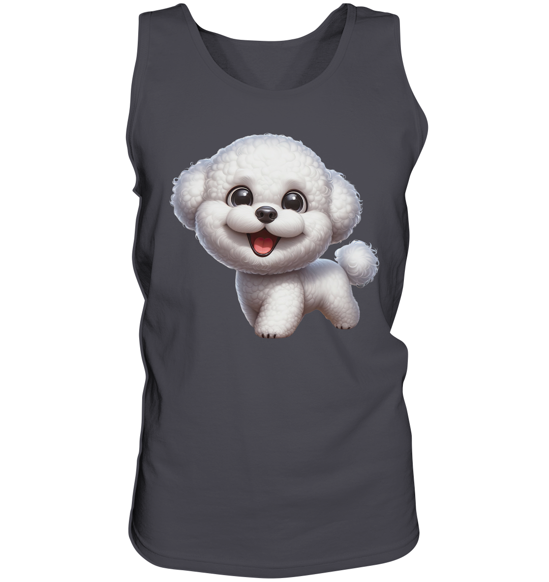 Bichon Frisé Cartoon personalisierbar - Tank-Top
