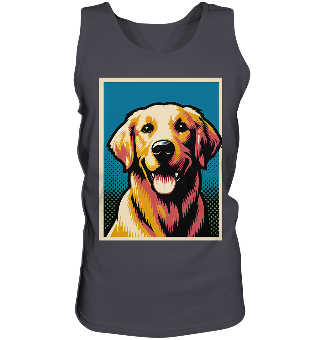 Golden Retriever Pop Art - personalisierbar - Tank-Top