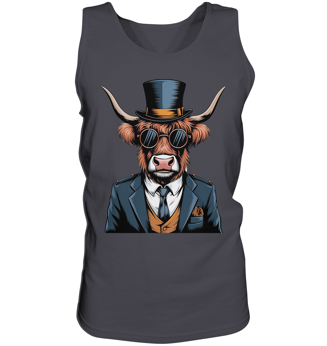 Highland Cow Steampunk - Tank-Top