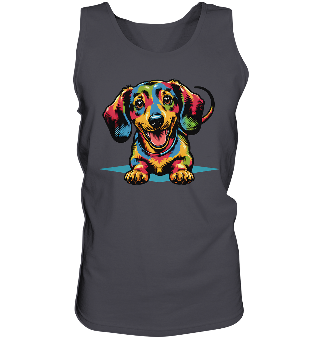 Happy Dackel Pop Art - Tank-Top