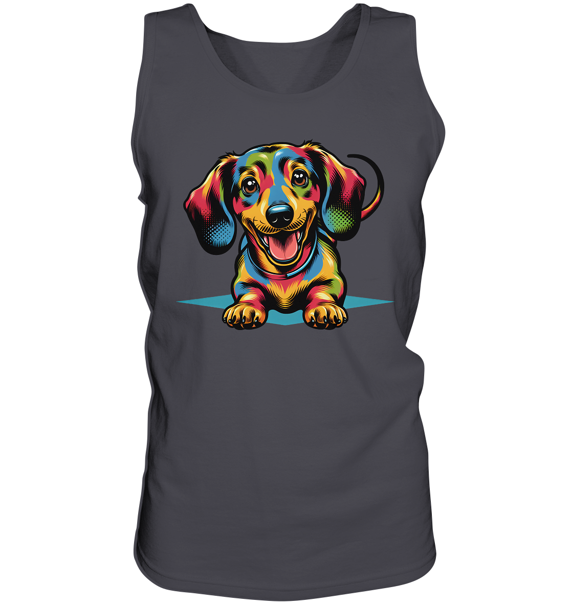 Happy Dackel Pop Art - Tank-Top