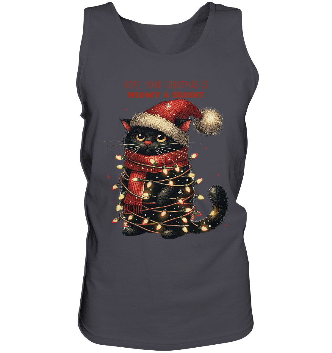 Weihnachts Katze Christmas is Moewy - Tank-Top