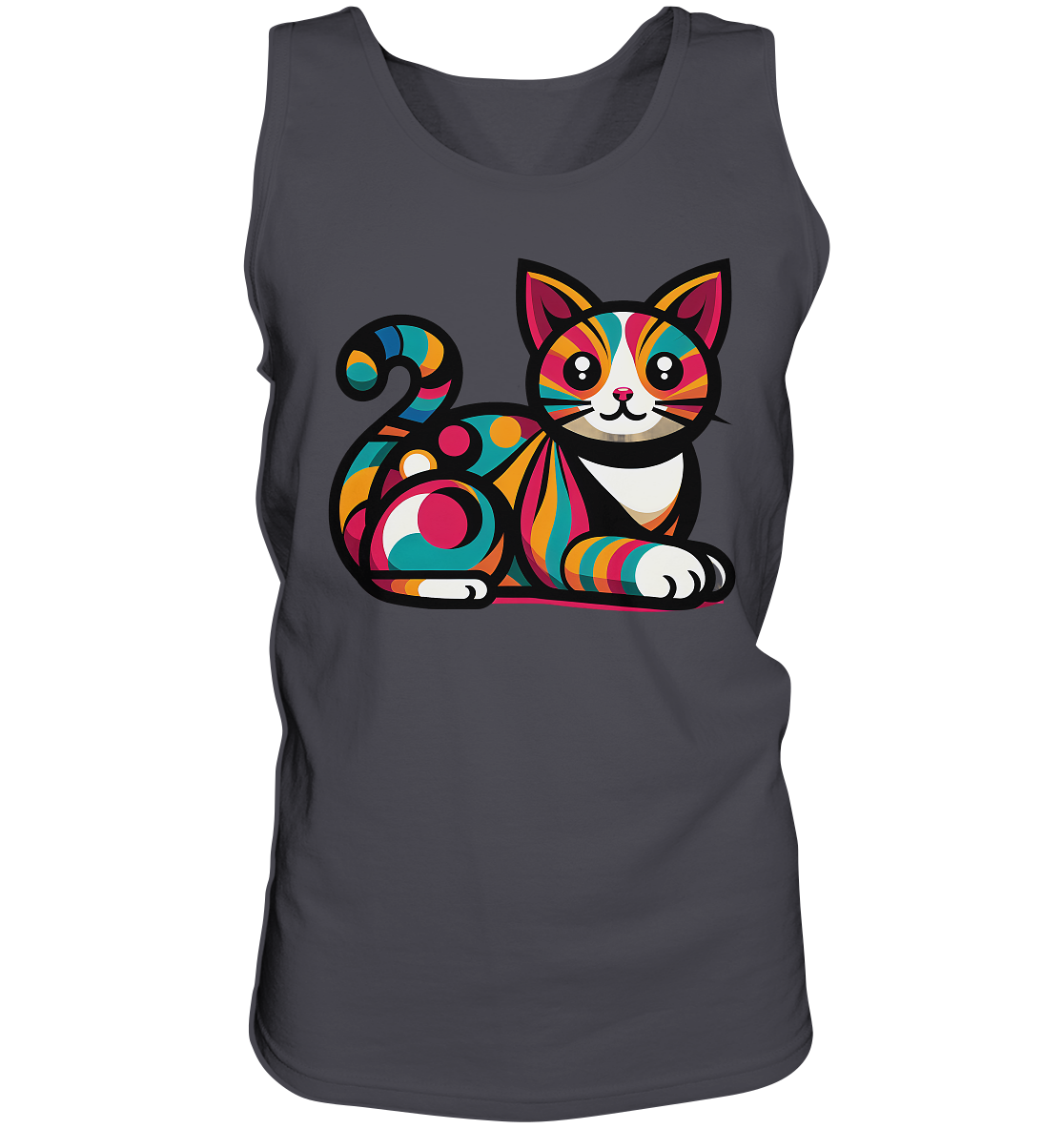 Katze Popart Design - Tank-Top