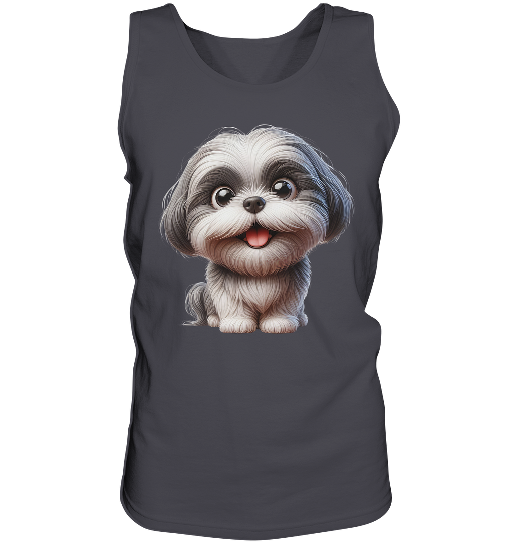 Shih Tzu Cartoon Dog - personalisierbar - Tank-Top