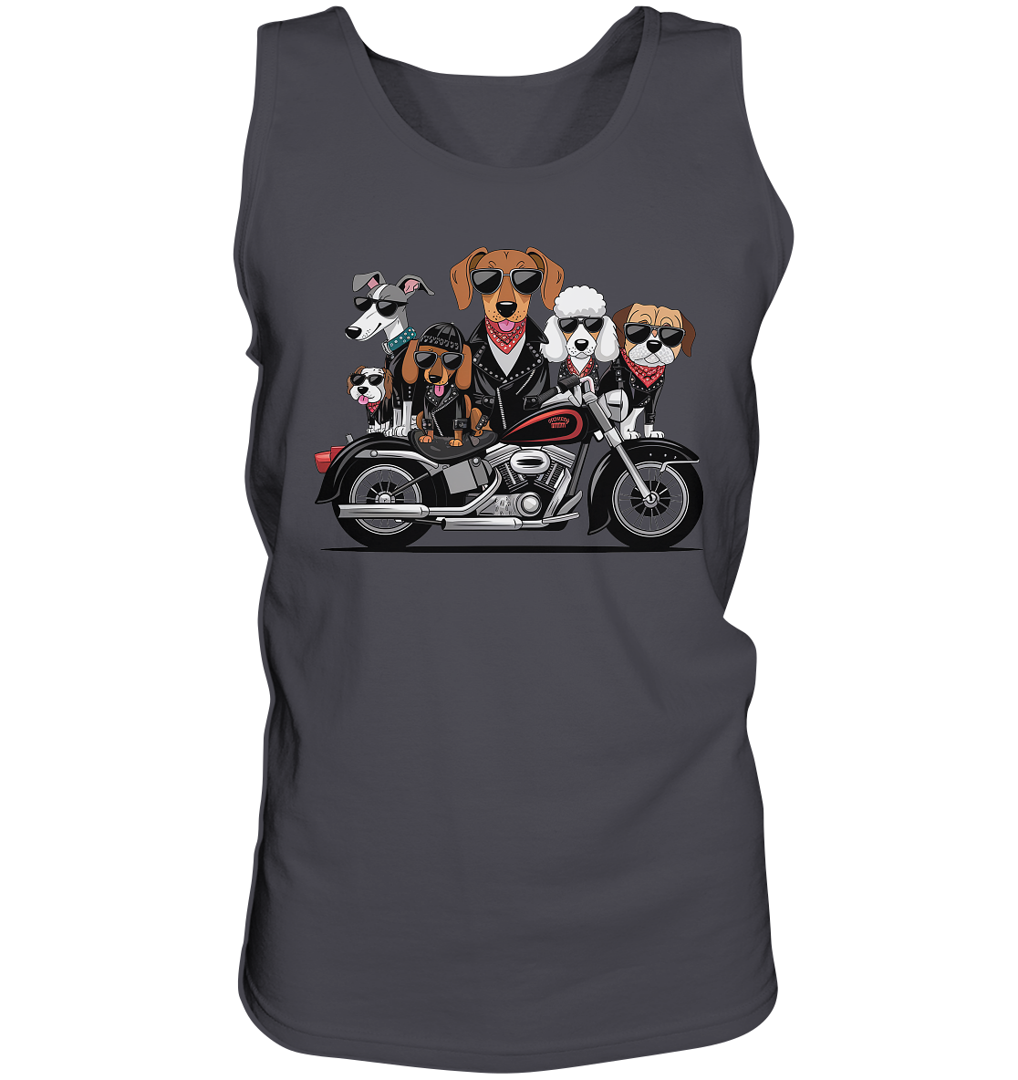 Hunde Biker Gang Fun - Tank-Top