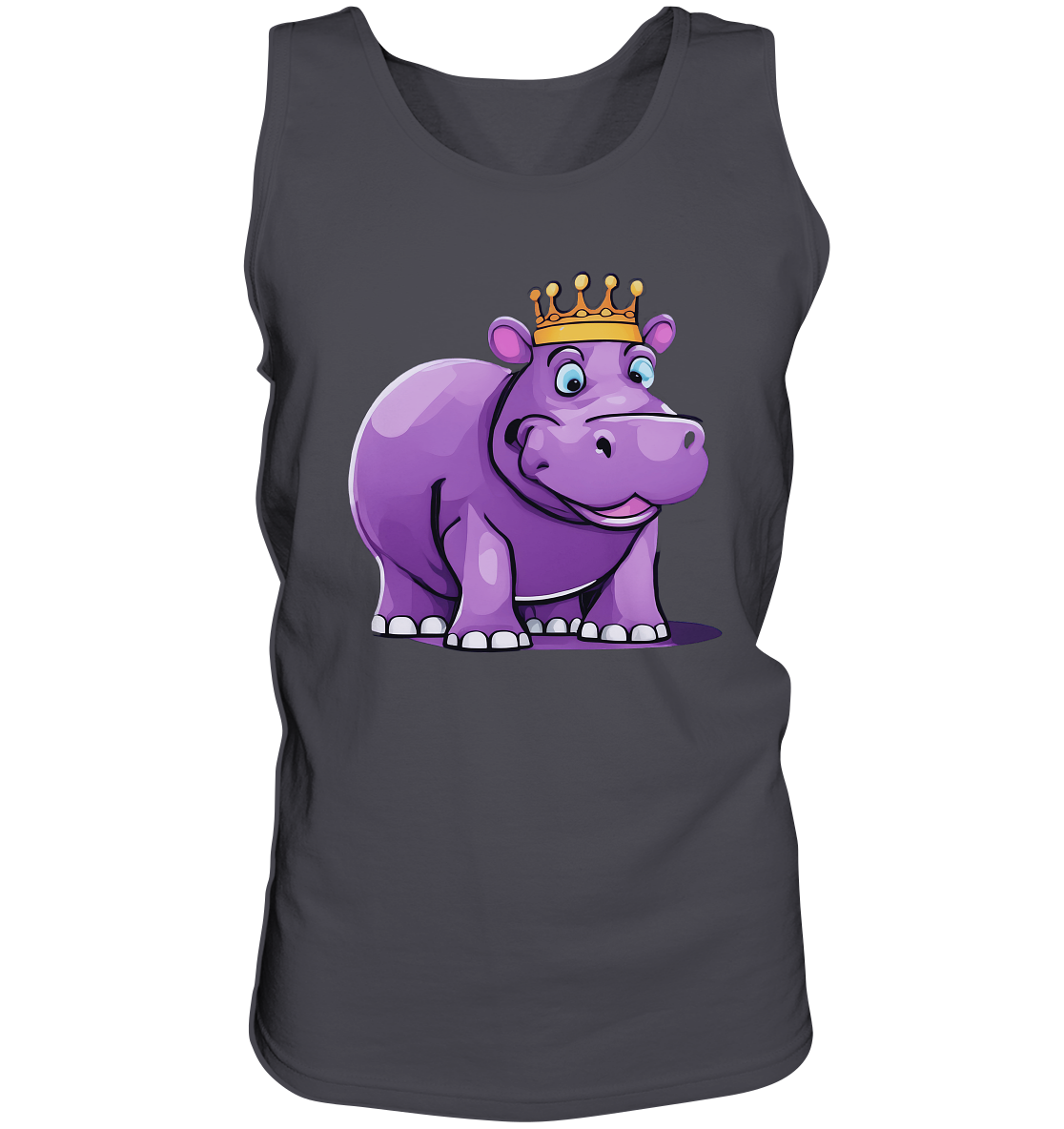Hippo Queen Cute - personalisierbar - Tank-Top