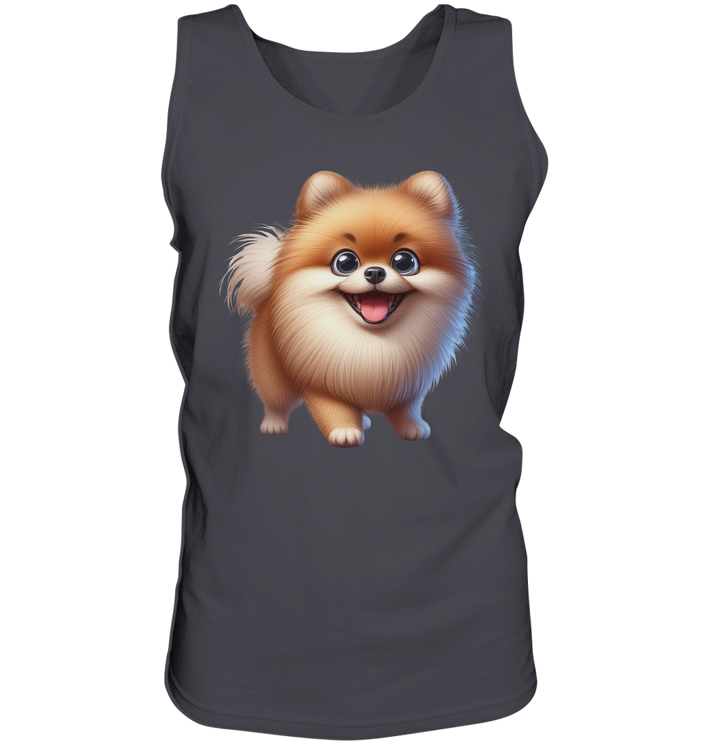 Pomeranien Cartoon - personalisierbar - Tank-Top