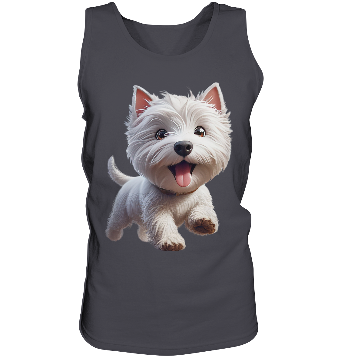 West Highland Terrier Catoon - personalisierbar - Tank-Top