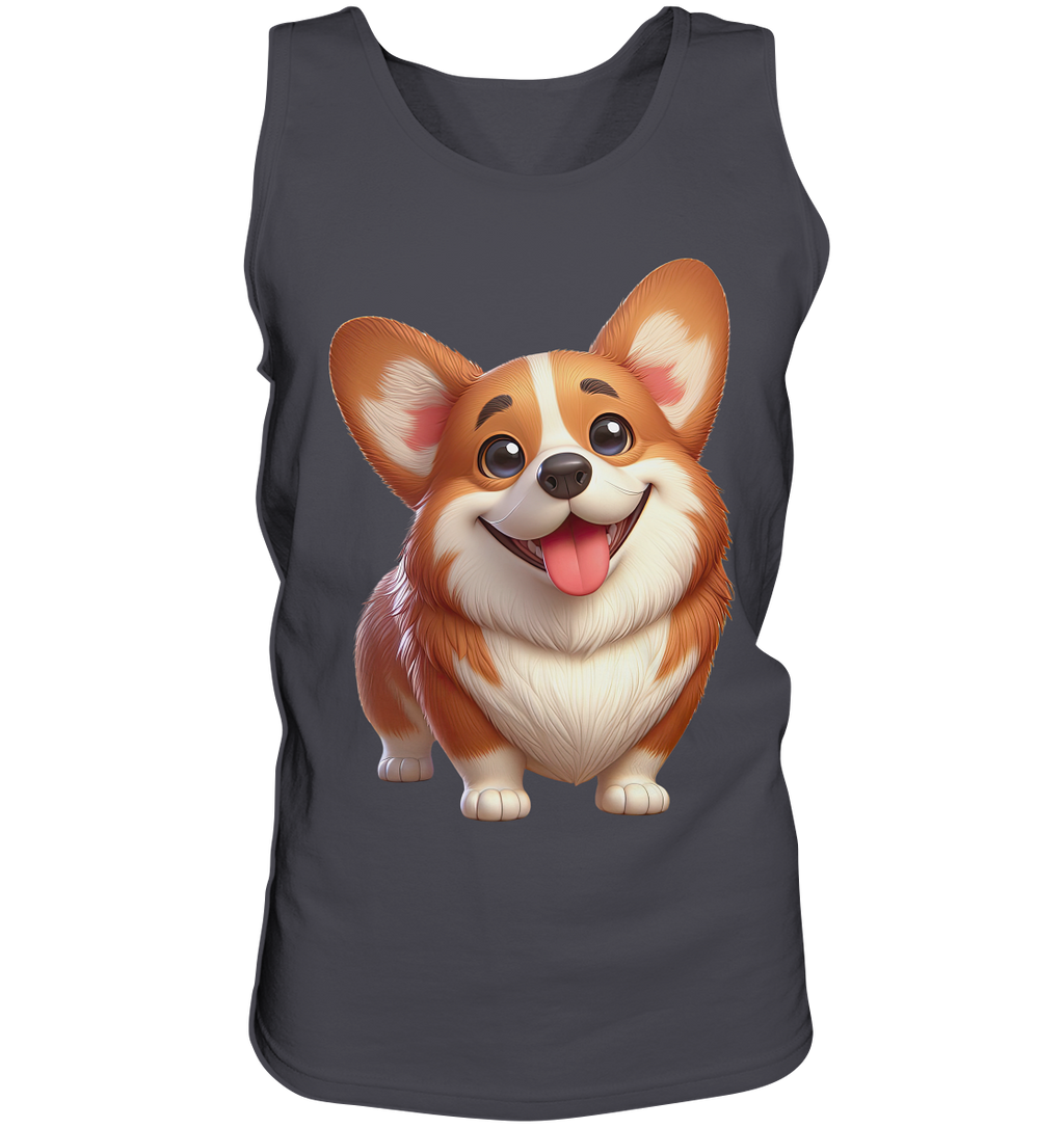 Corgi Cartoon Hund - persoinalisierbar - Tank-Top