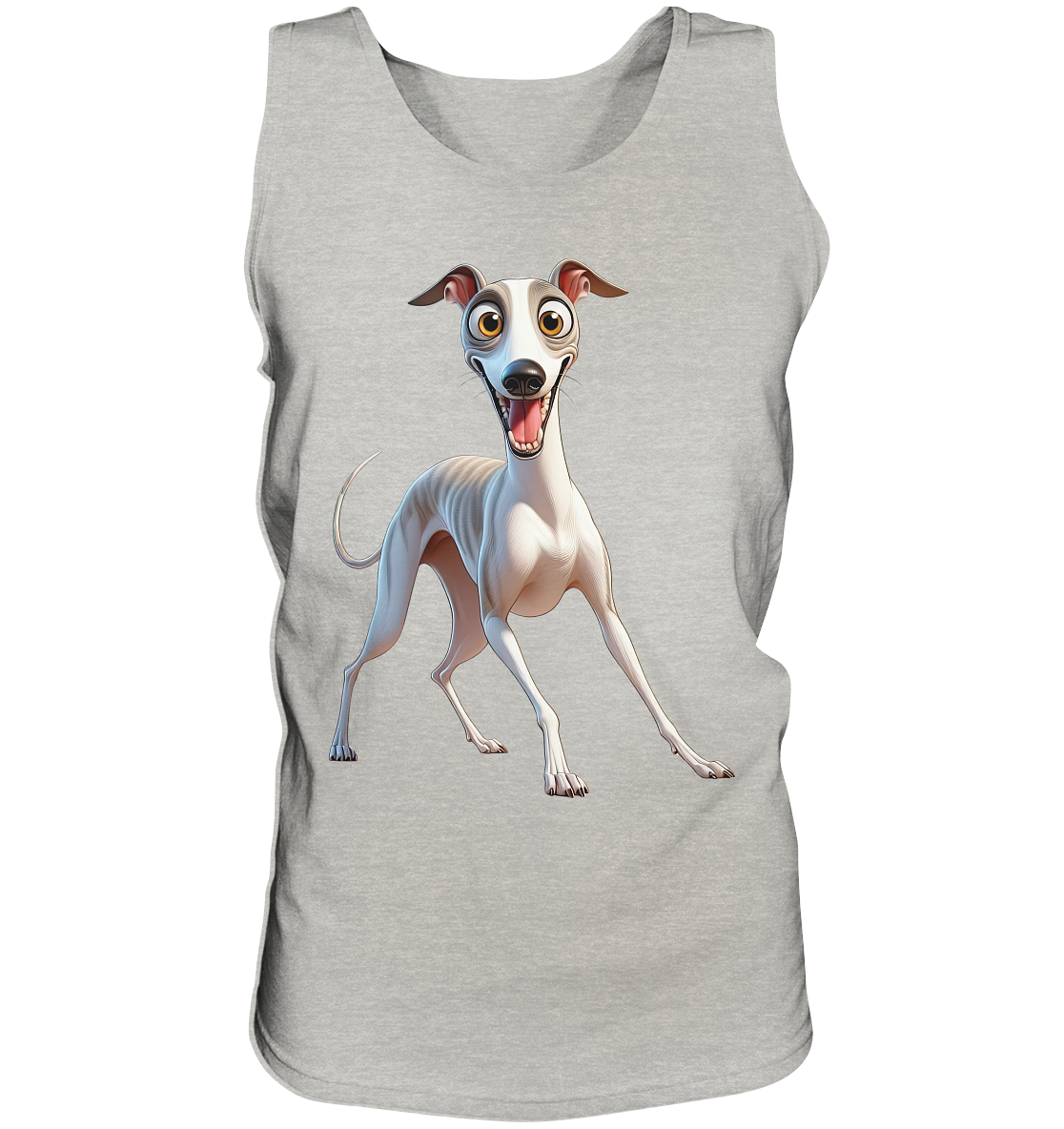 Whippet Cartoon personalisierbar - Tank-Top