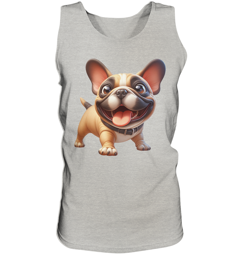 Französische Bulldogge Cartoon personalisierbar - Tank-Top