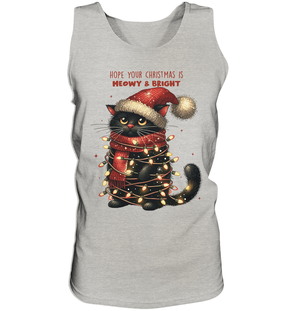 Weihnachts Katze Christmas is Moewy - Tank-Top