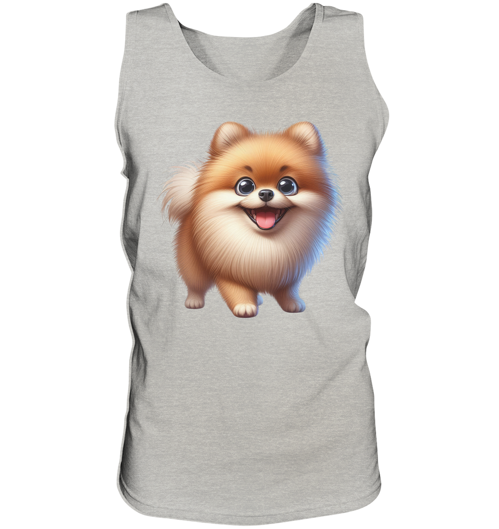 Pomeranien Cartoon - personalisierbar - Tank-Top