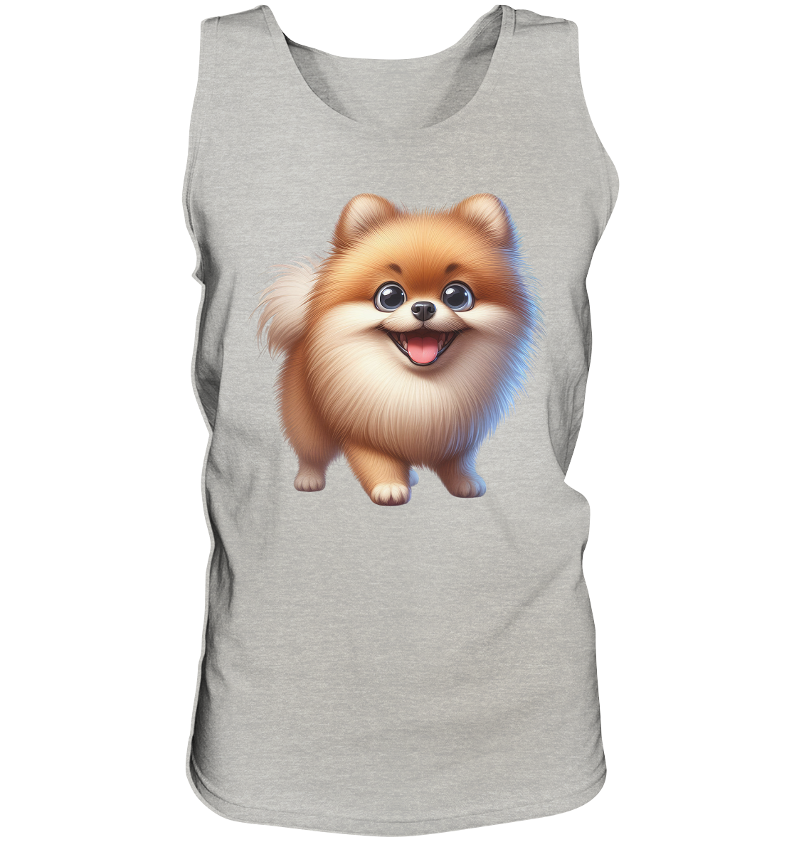 Pomeranien Cartoon - personalisierbar - Tank-Top