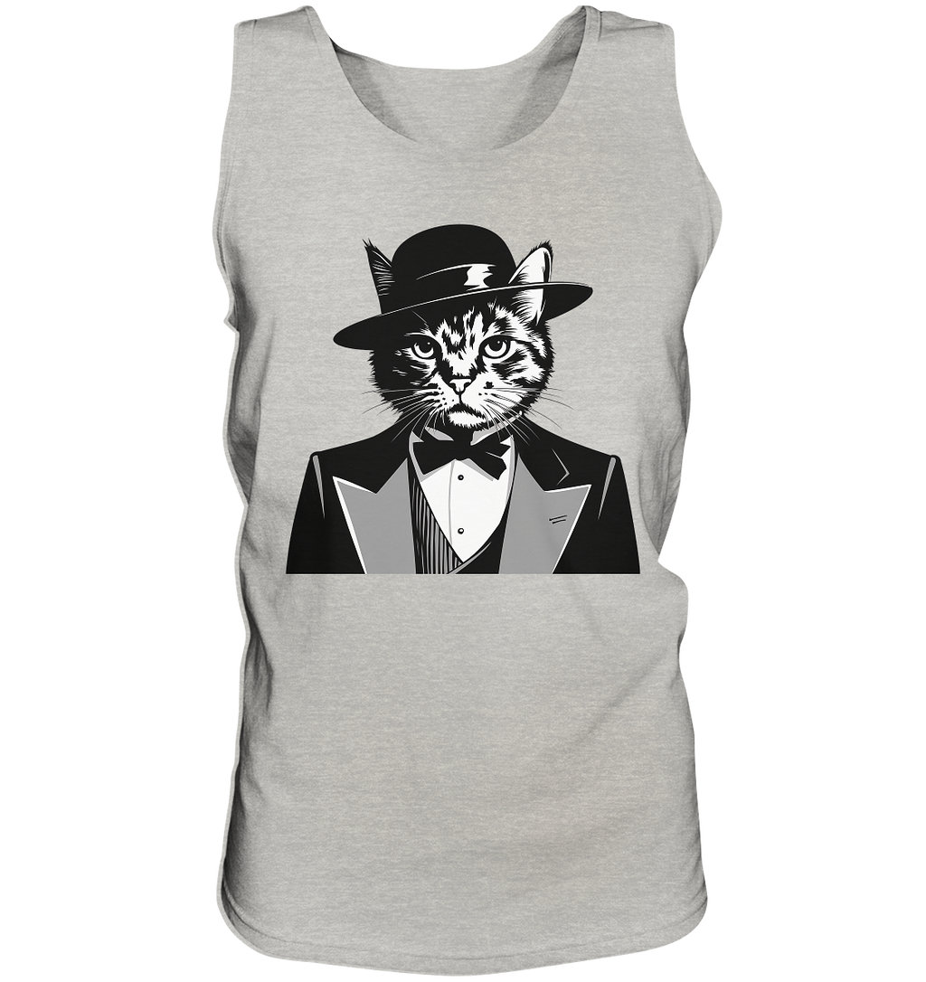 Godfather Katze Mafia - personalisierbar  - Tank-Top