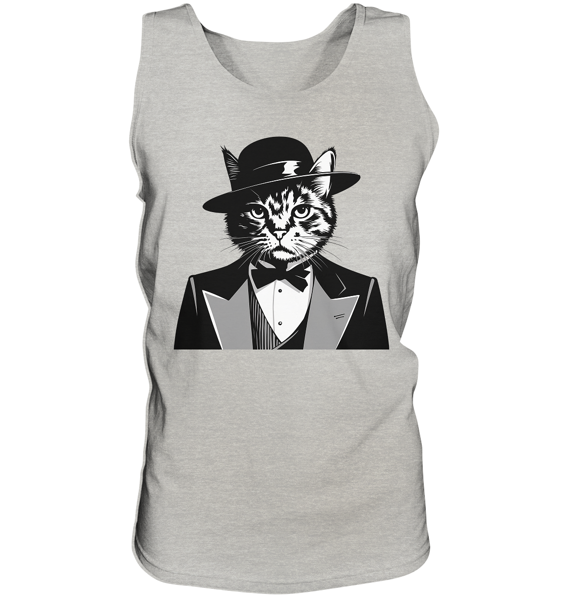 Godfather Katze Mafia - personalisierbar  - Tank-Top