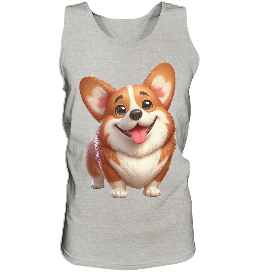 Corgi Cartoon Hund - persoinalisierbar - Tank-Top