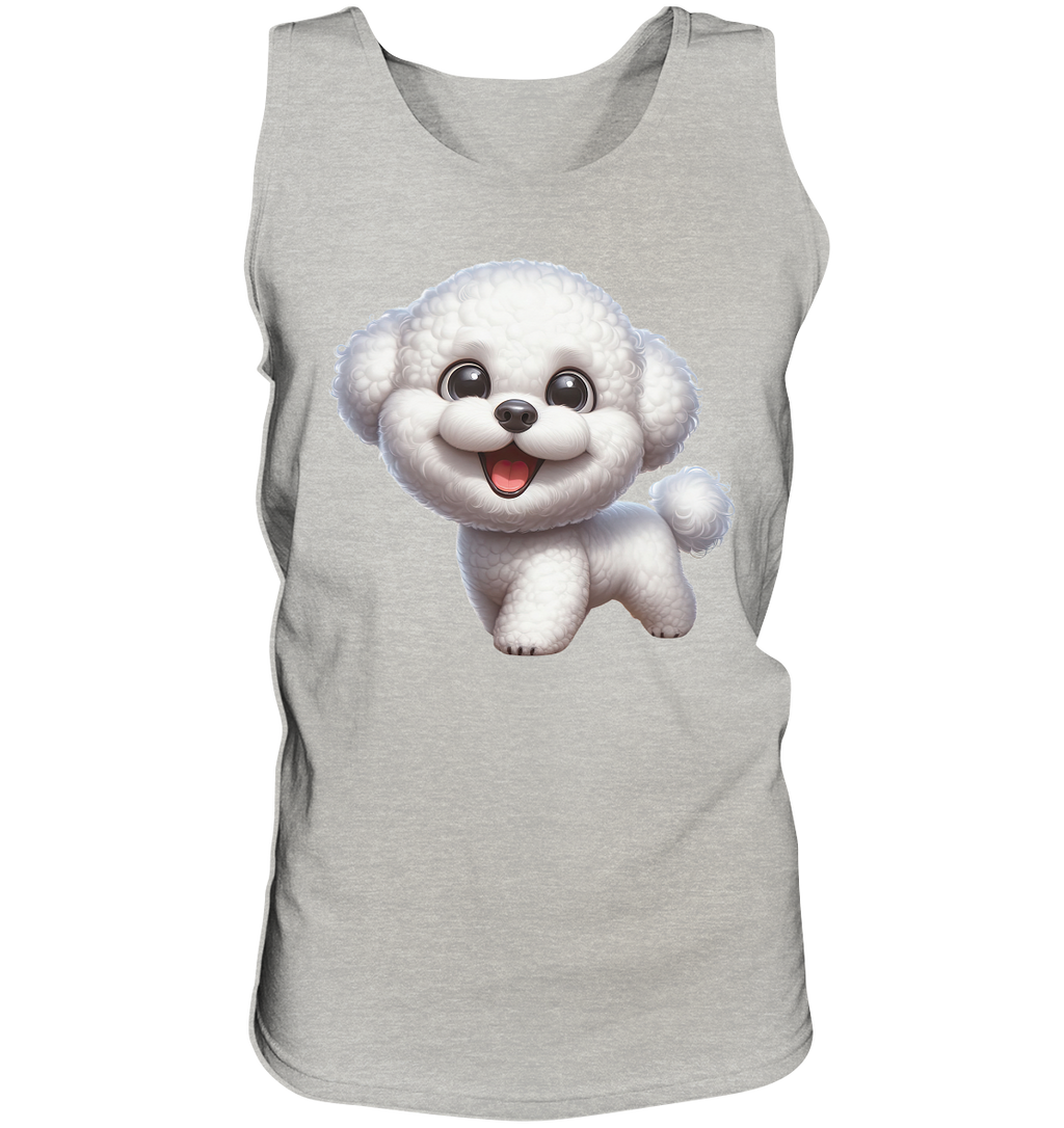 Bichon Frisé Cartoon personalisierbar - Tank-Top