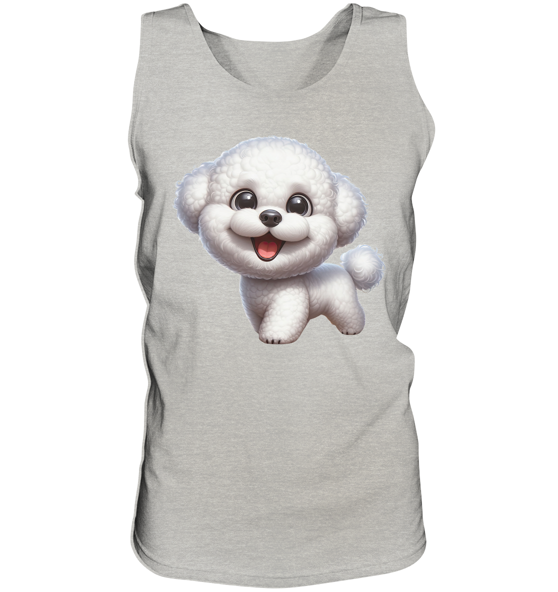 Bichon Frisé Cartoon personalisierbar - Tank-Top