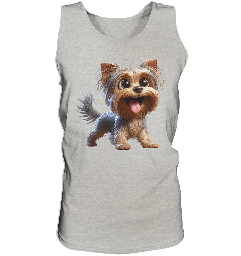 Yorkshire Terrier Cartoon - personalisierbar - Tank-Top