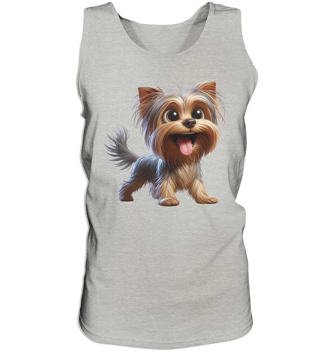 Yorkshire Terrier Cartoon - personalisierbar - Tank-Top