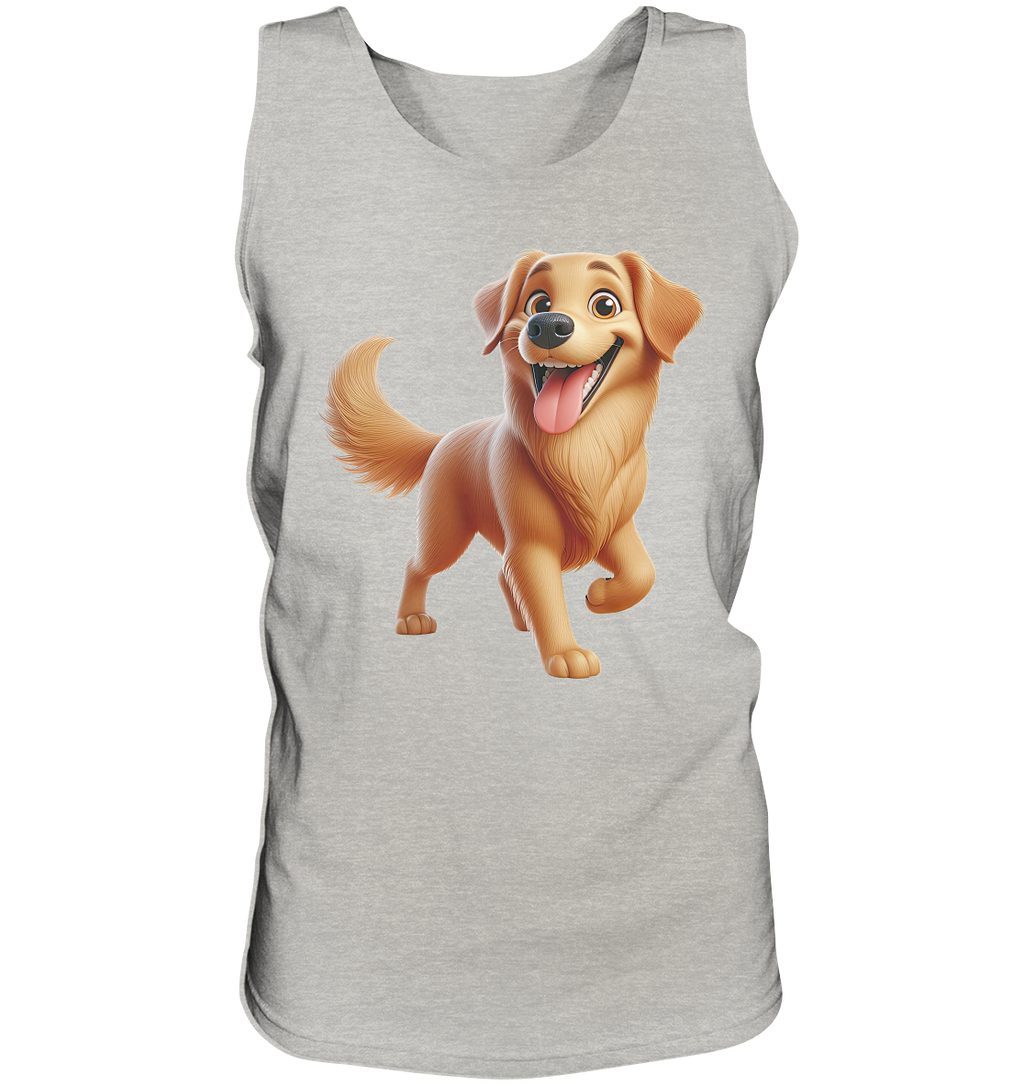 Golden Retriever Comic - personalisierbar - Tank-Top