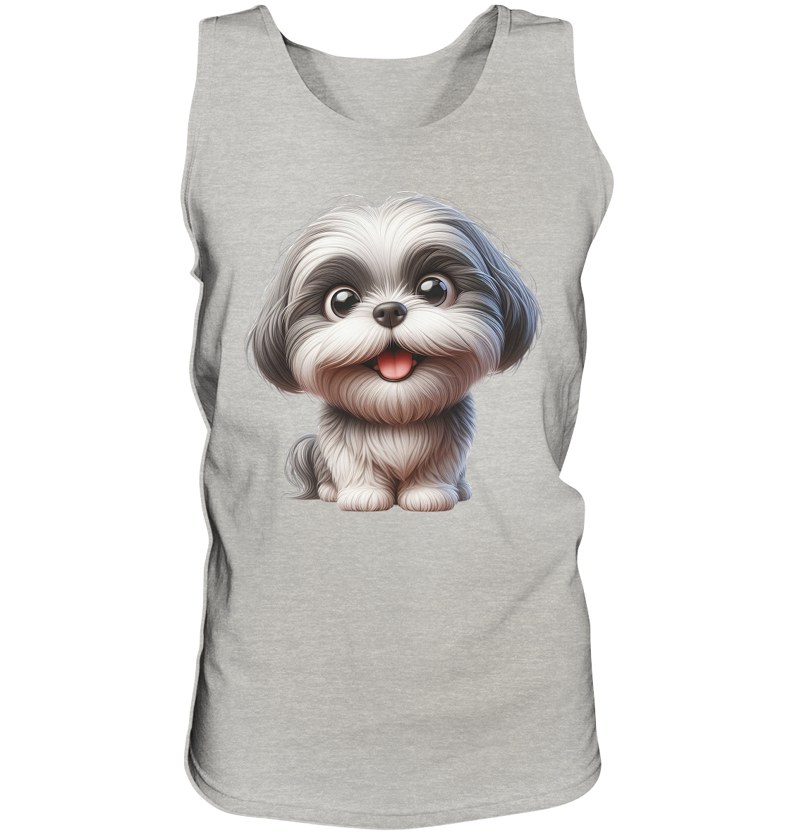 Shih Tzu Cartoon Dog - personalisierbar - Tank-Top