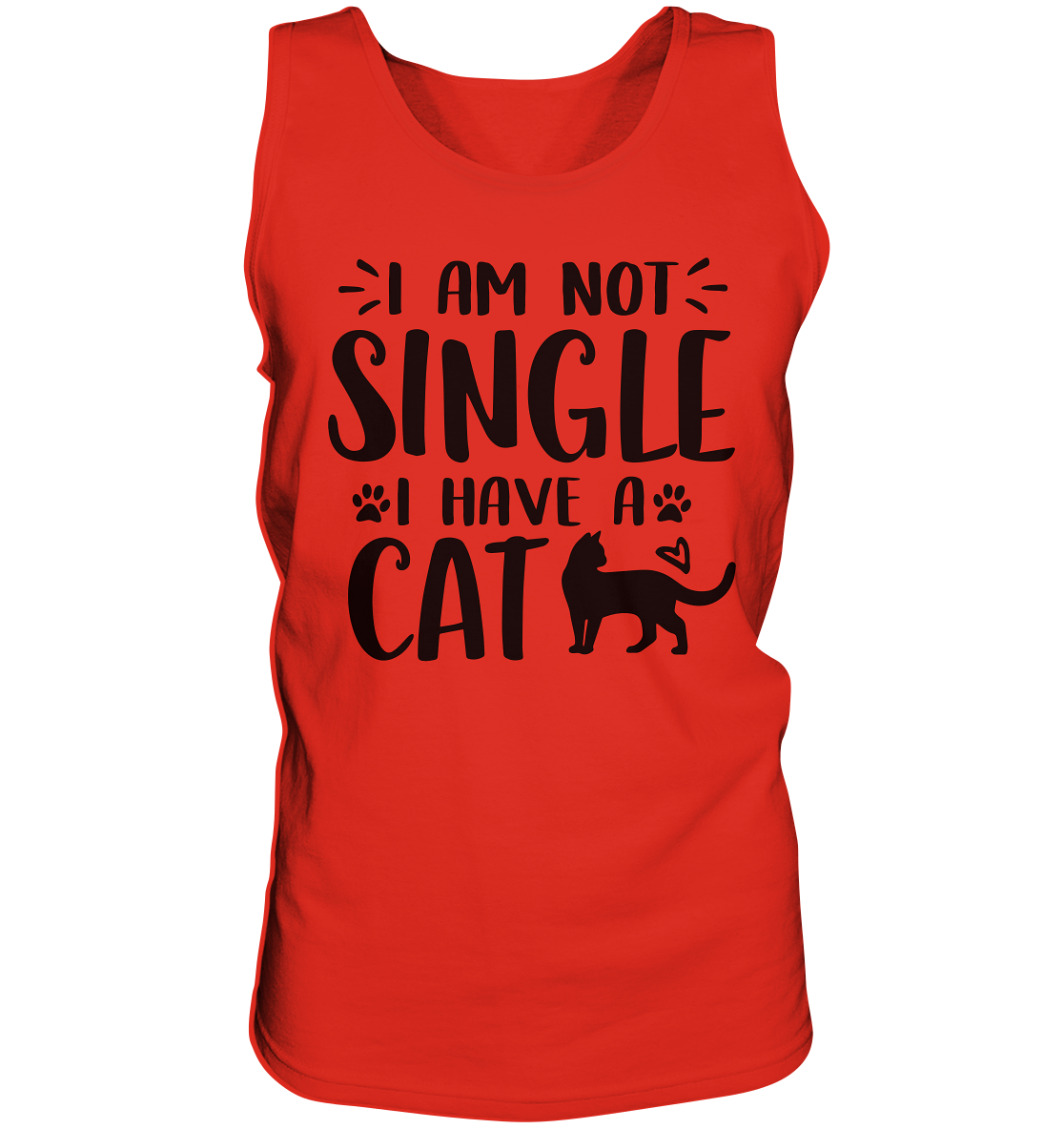 I'm not single I have a Cat - Tank-Top