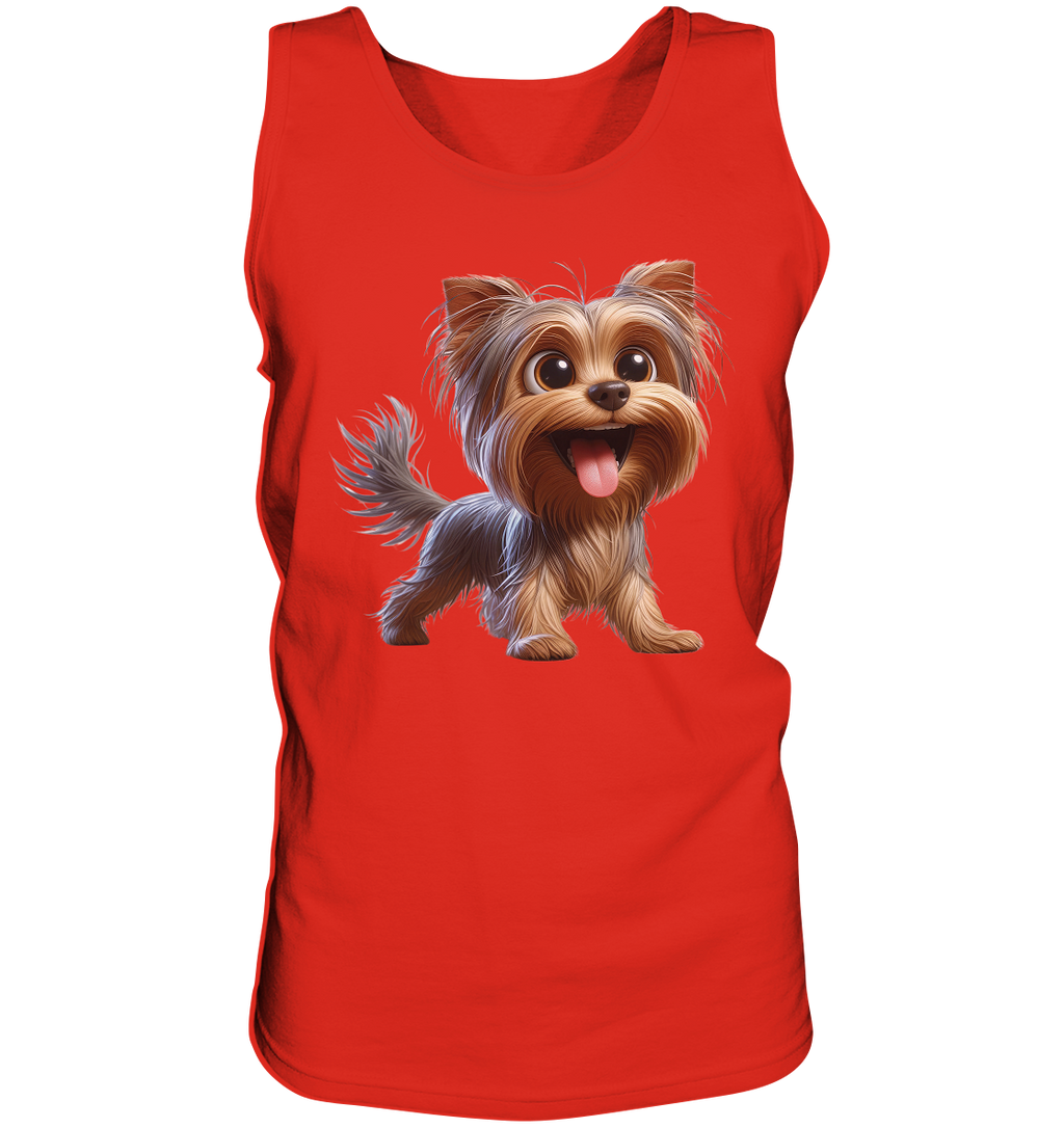 Yorkshire Terrier Cartoon - personalisierbar - Tank-Top