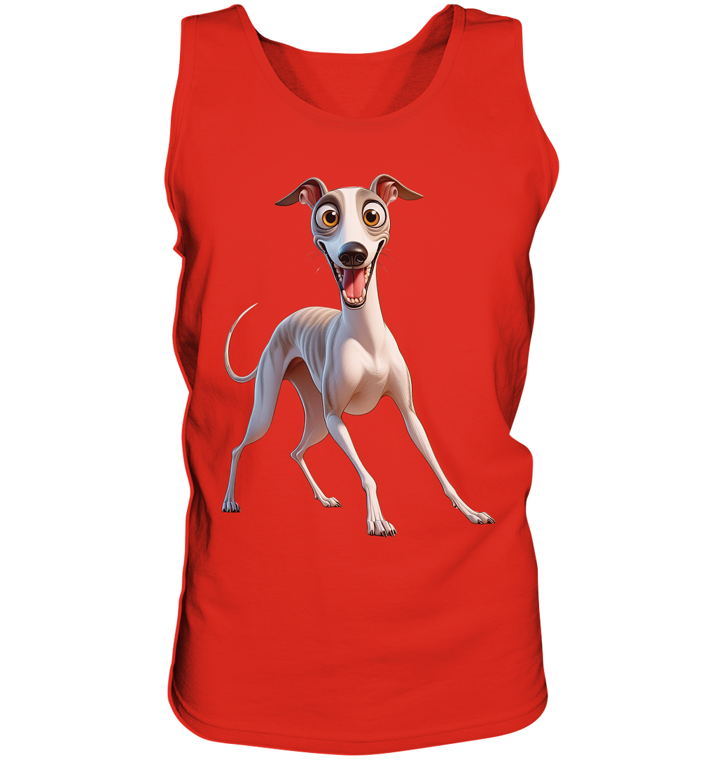 Whippet Cartoon personalisierbar - Tank-Top