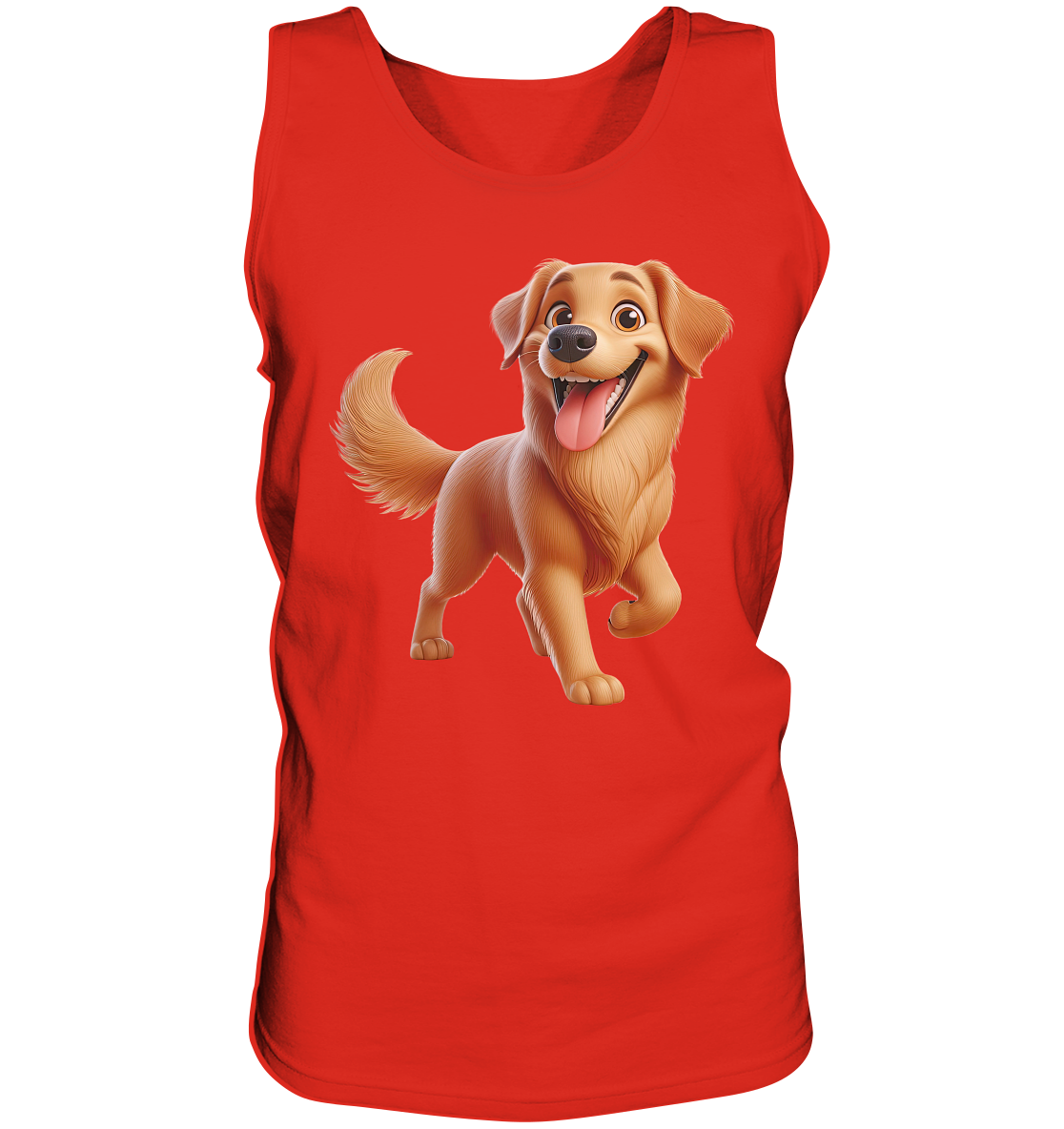 Golden Retriever Comic - personalisierbar - Tank-Top