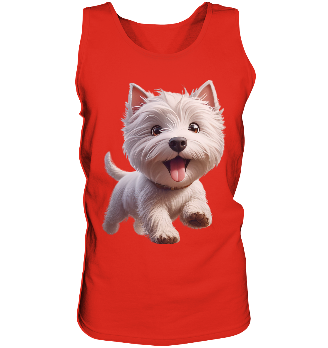 West Highland Terrier Catoon - personalisierbar - Tank-Top