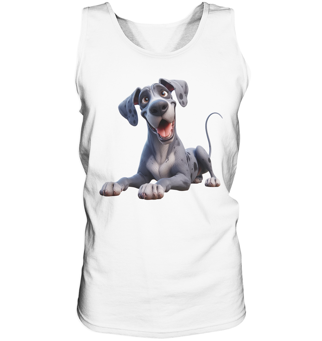 Dänische Dogge - personalisierbar - Tank-Top