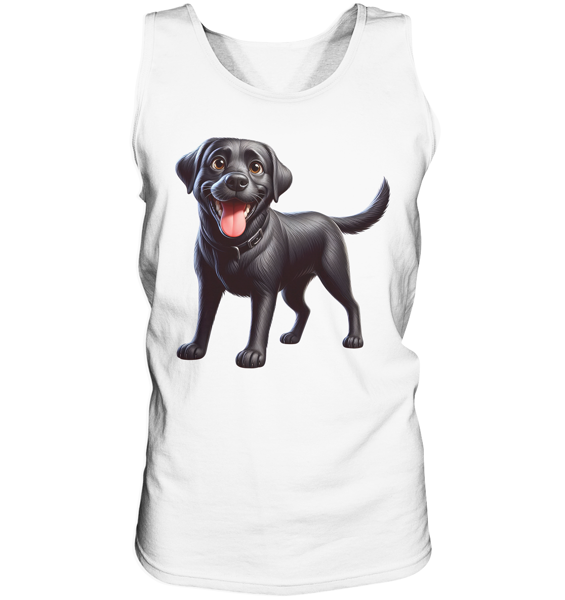 Cartoon Labrador Retreiver - personalisierbar - Tank-Top