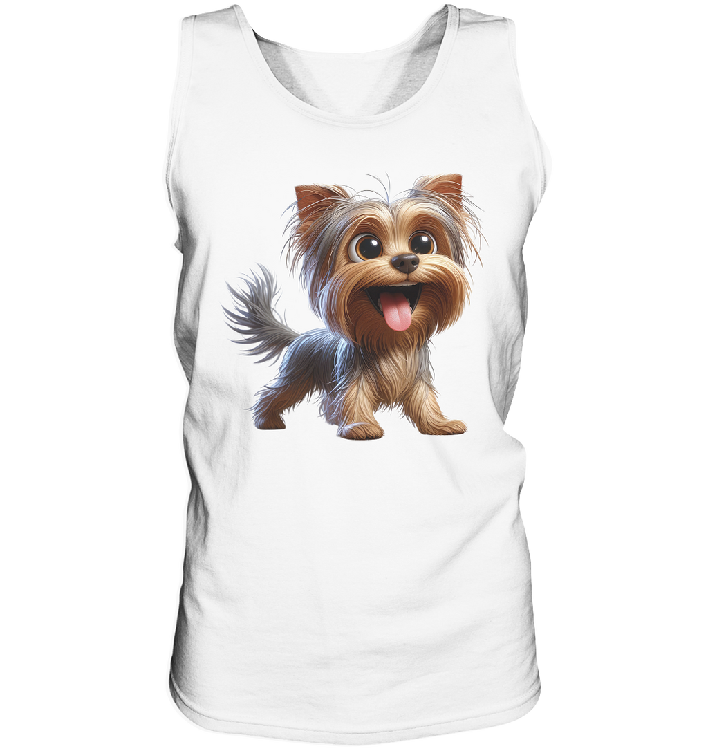 Yorkshire Terrier Cartoon - personalisierbar - Tank-Top