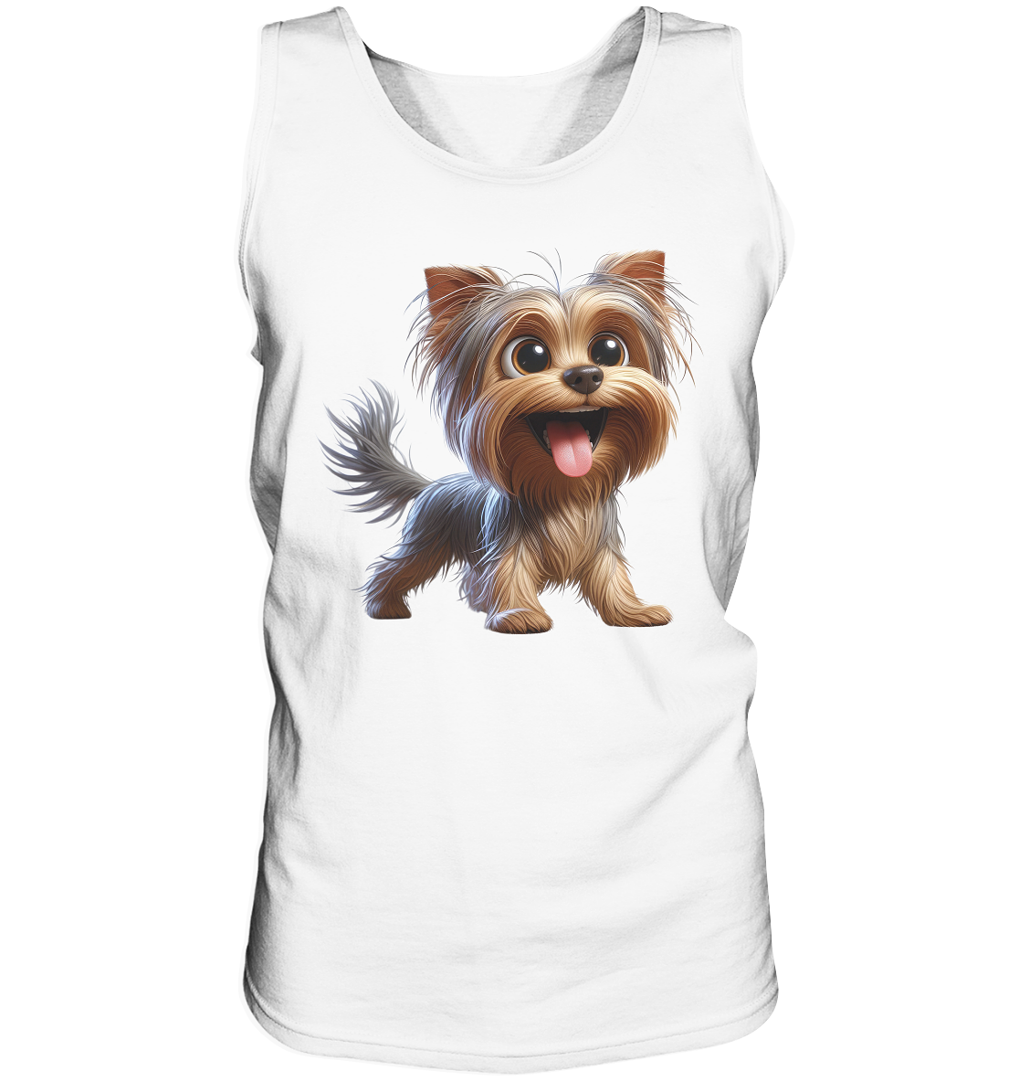 Yorkshire Terrier Cartoon - personalisierbar - Tank-Top