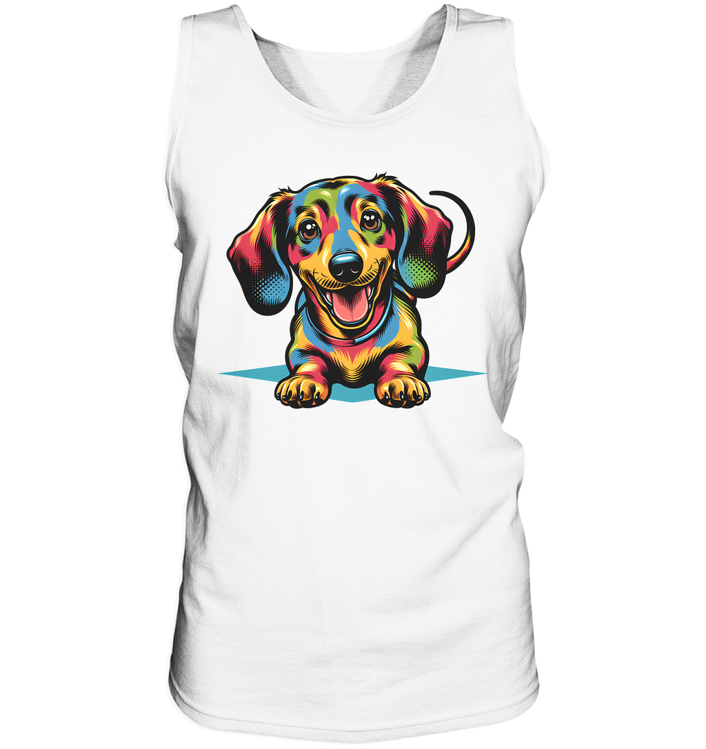 Happy Dackel Pop Art - Tank-Top