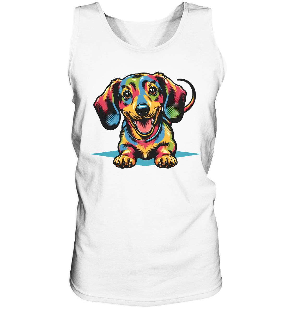 Happy Dackel Pop Art - Tank-Top