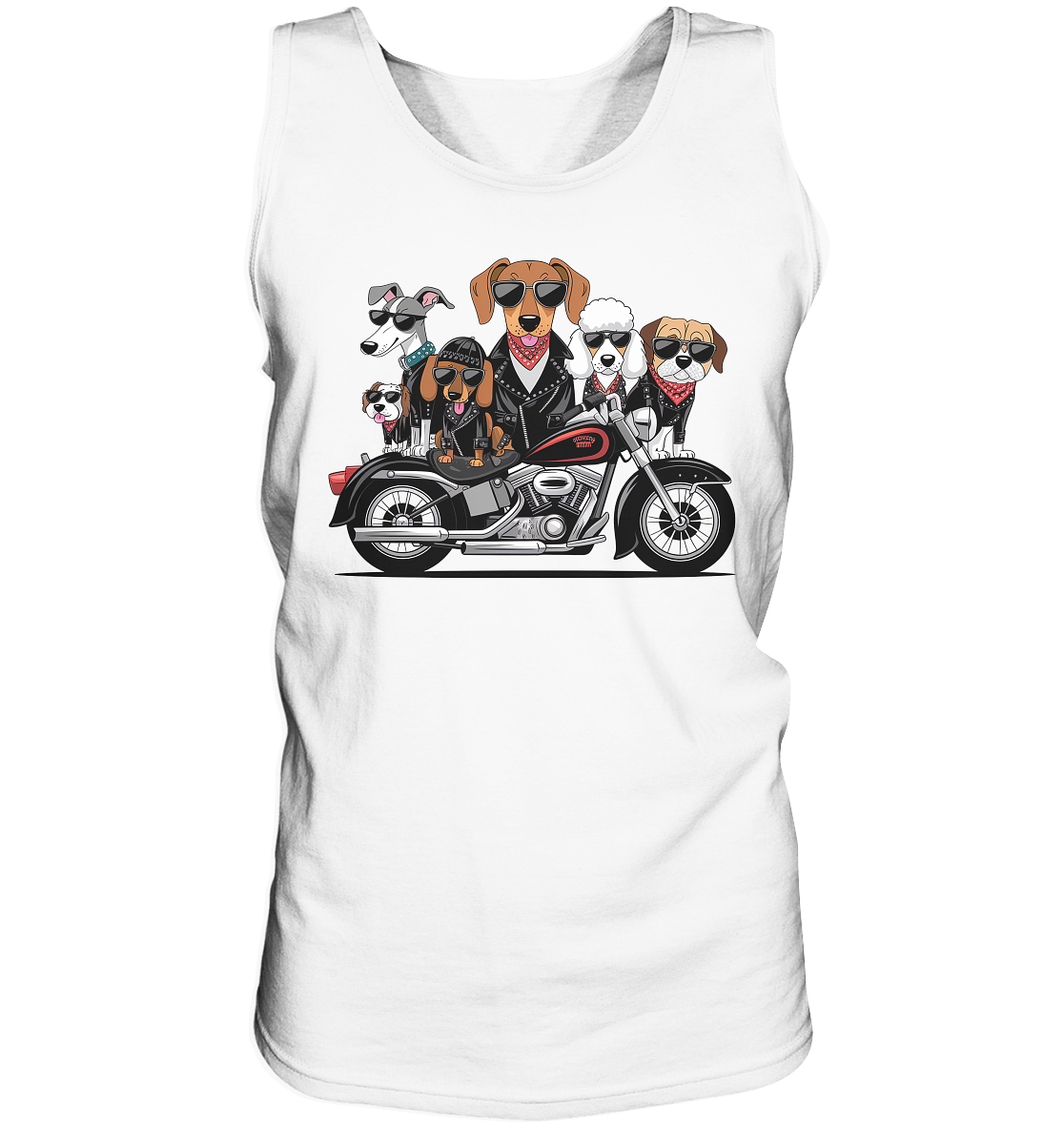 Hunde Biker Gang Fun - Tank-Top