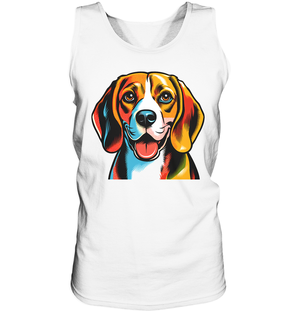 Beagle Pop Art - Personalisierbar - Tank-Top