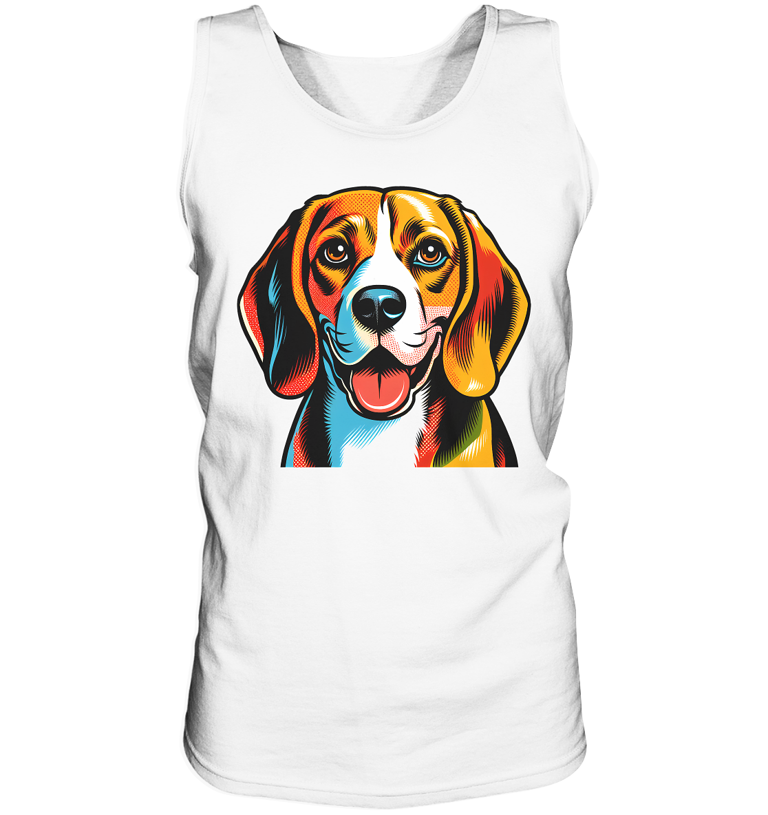 Beagle Pop Art - Personalisierbar - Tank-Top