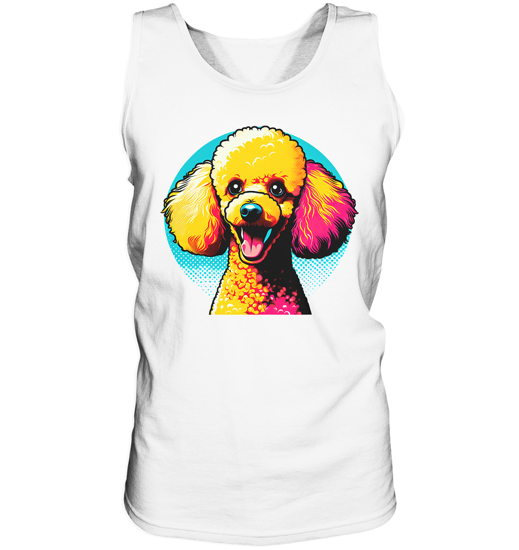 Pudel Pop Art - personalisierbar - Tank-Top