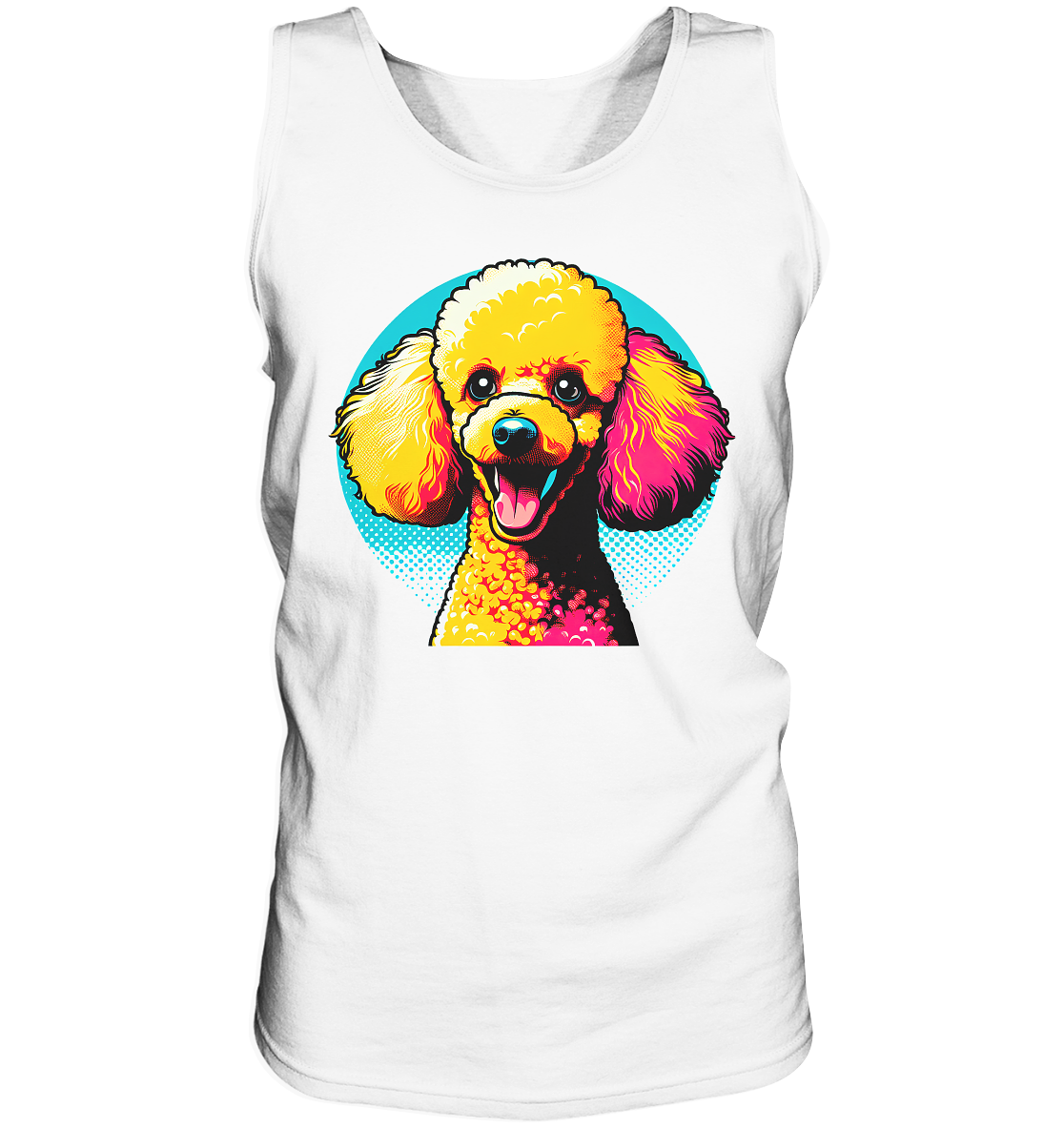 Pudel Pop Art - personalisierbar - Tank-Top