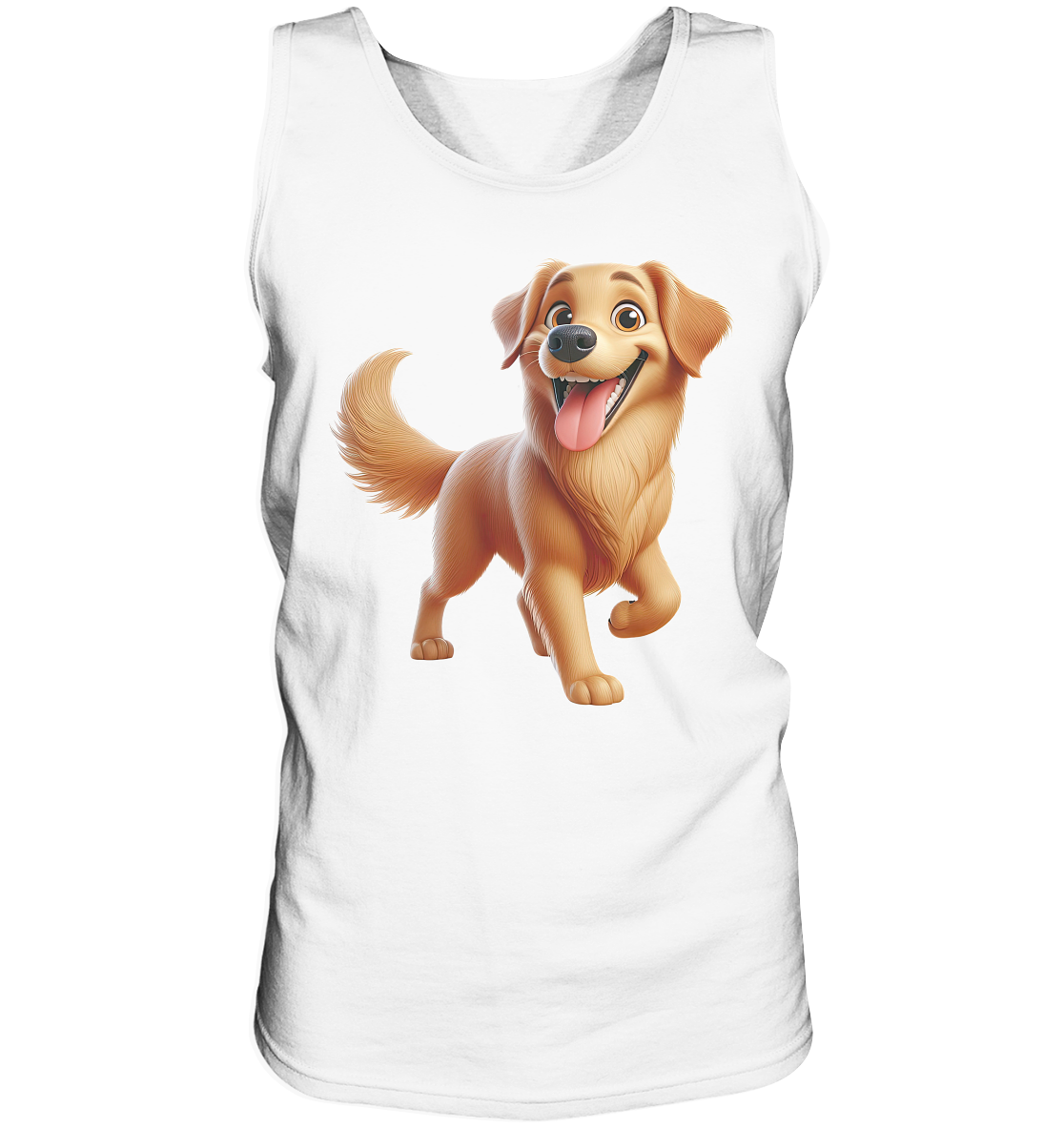 Golden Retriever Comic - personalisierbar - Tank-Top